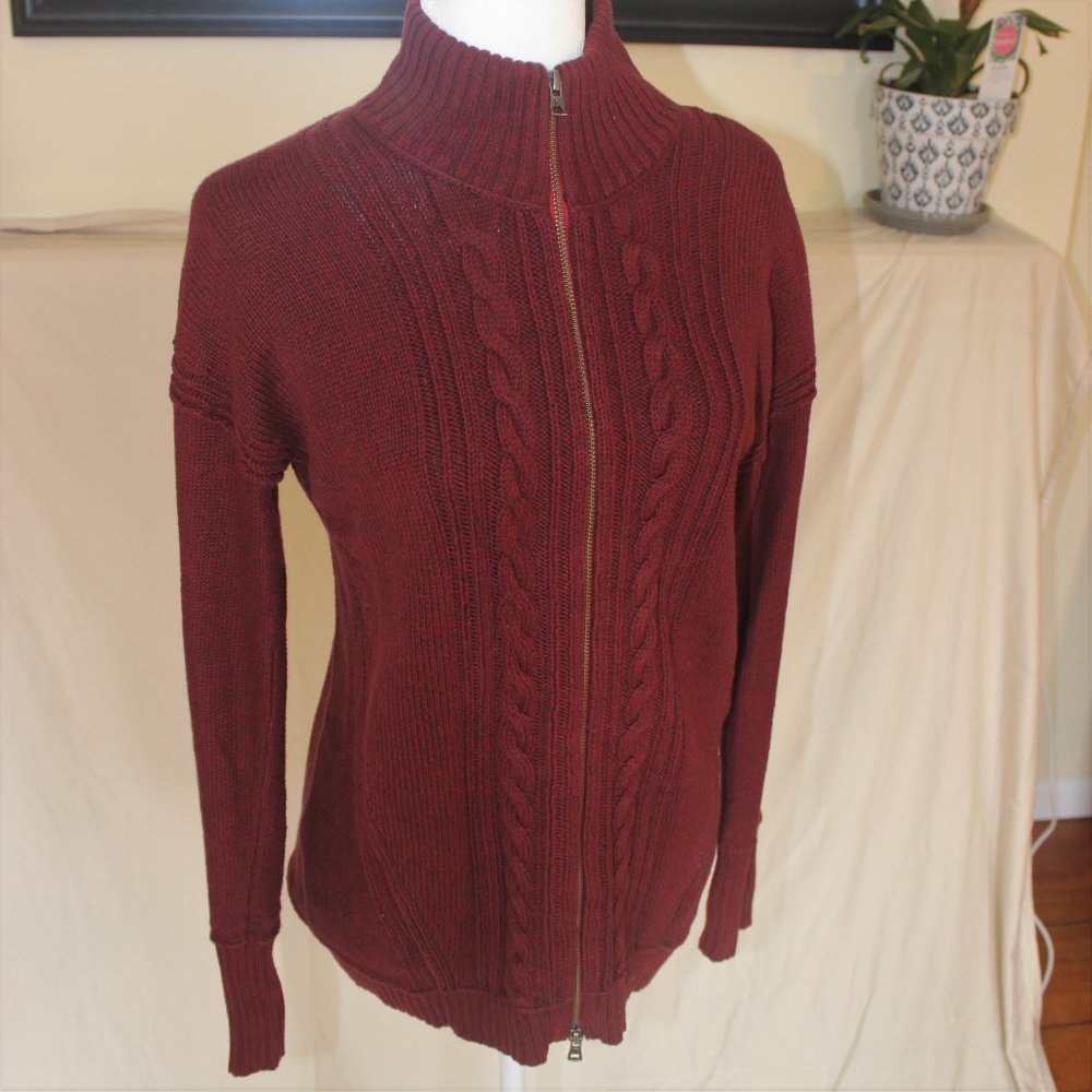 Eddie Bauer Zip Up Sweater